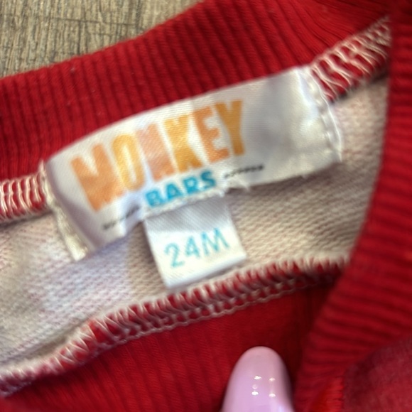 Monkey Bars Red Toddler Shirt - Picture 2 of 3